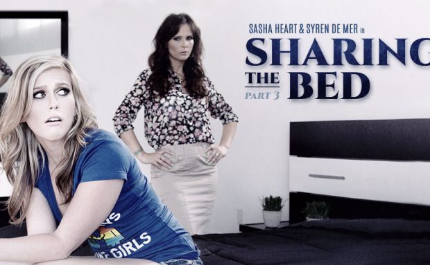 Syren De Mer & Sasha Heart – Sharing The Bed: Part Three