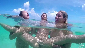 Kissa Sins, Morgan Lee & Veronica Rodriguez – Sins Life: Mexico – Episode 8: Beach Foreplay
