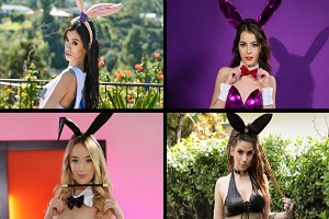 Kylie Quinn, Katie Kush, Indica Flower & Leana Lovings – Bunny Babes Compilation