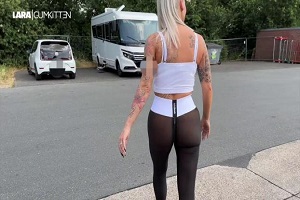 Lara Cumkitten – Bubble Butt Hobby Whore Fucked On The A57 New Quick Fuck Leggings Tested