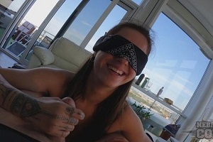Gabriella Lati – Gabriela Lati Giving A Pov Blindfolded Blowjob She Loves Cum In Her Mouth And Sloppy Bj