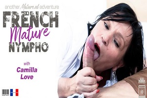 Camilia Love – French mature Camilla Love is a shaved nympho cougar who has hardcore sex with a stranger