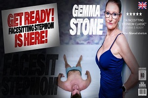 Gemma Stone – MILF Gemma Stone has a facesitting fetish affair with her pussy and ass craving stepson