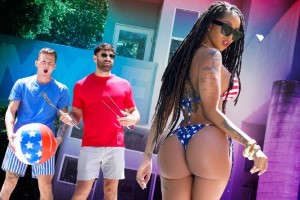 Cali Sweets – Don’t Let His Cheating Ruin Memorial Day, Just Suck Your Stepson’s Cock