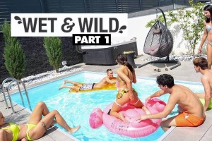 Mia Trejsi, Mini Mitzix & Linda Caprice – Wet & Wild Pool Party part 1