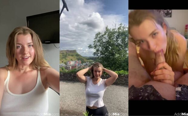Mia Melano Cum With Me While I Travel Europe NEW PPV