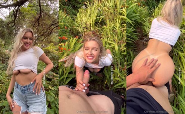 Cas Summer BRAND NEW POV Sneaky Sex In The Jungle