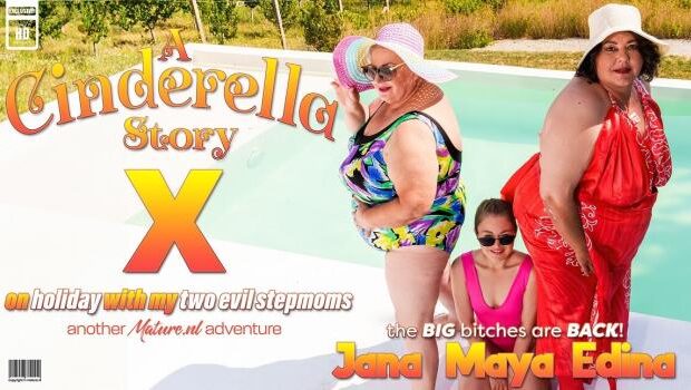 Edina, Jana & Maya – Stepdaughter Maya Must Get Down On Holiday With Her Two Evil Stepmoms Jana & Edina