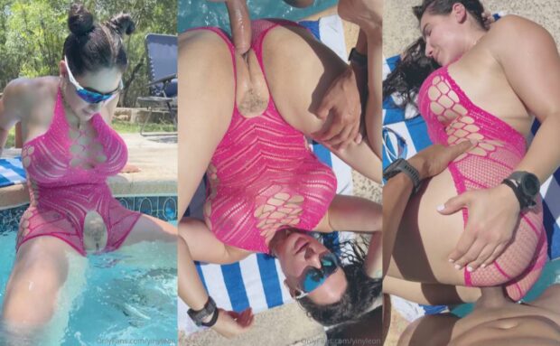 Yiny Leon Husbend Fucks Thick Pussy In The Pool
