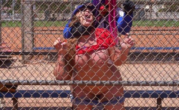 Lana Love Fat Busty Slut Public Intense Fuck IN Baseball Ground W GIbbyTheClown