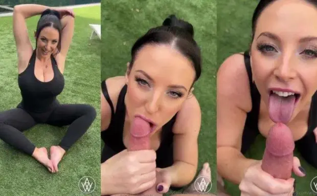 Angela White NEW Backyard Yoga BJ