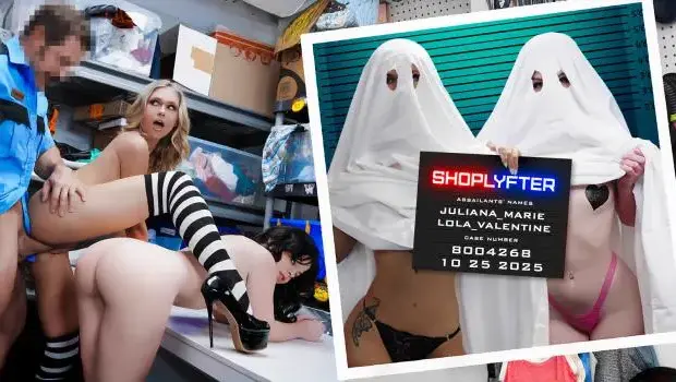 Juliana Marie & Lola Valentine – Case No. 8004268 – Their Ghost Sheets Won’t Hide Their Tits Much Longer
