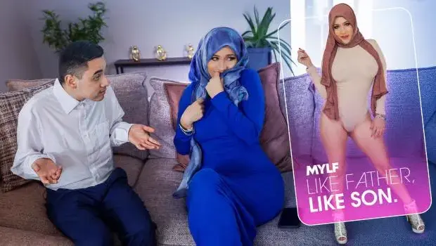 Rebel Lynn – A Dutiful Hijab Wife Milks Every Cock in the Household