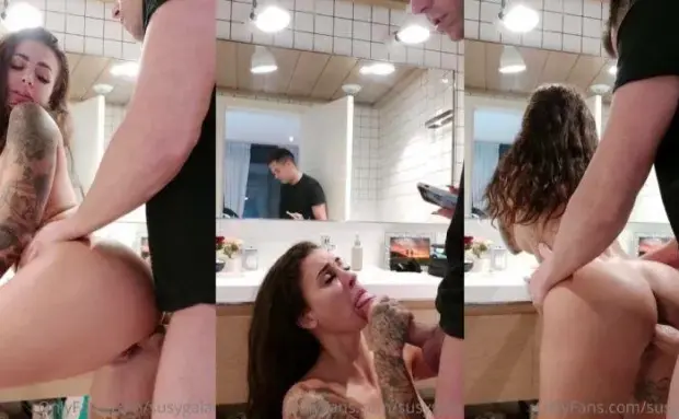 Susy Gala & Alberto Blanco Sextape In Toilet
