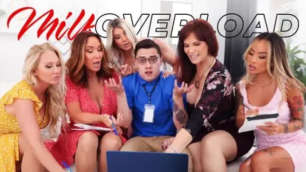 Syren D Mer, Alexis Malone & Rachel Steele – Lind Tech Help Overload