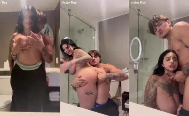 Azzy Star – Fucked in Hotel Bathroom OnlyFans Scene