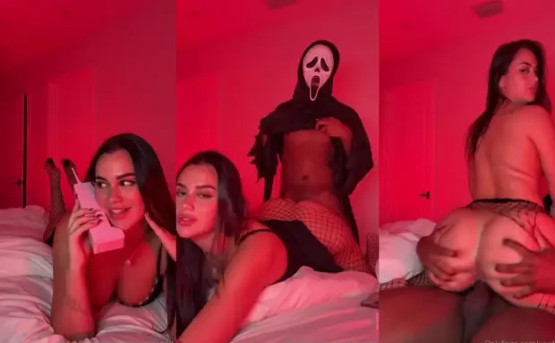 Jadeteen – Slut in Fishnets Railed by Ghostface on Halloween OnlyFans