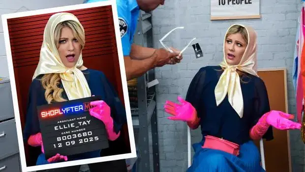 Ellie Tay – Case No. 8003680 – Busty Thief Sucks Her Way Out of Trouble