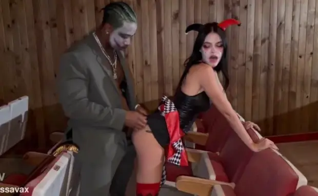 Rossa Vaxx – Fucking Sexy Joker In Theater & Covered In Cum OnlyFans Scene