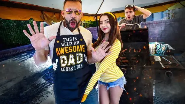 Serena Hill – “I’ll Drain Your Cock Before the BBQ”: Serena Gets Marinated In White Sauce