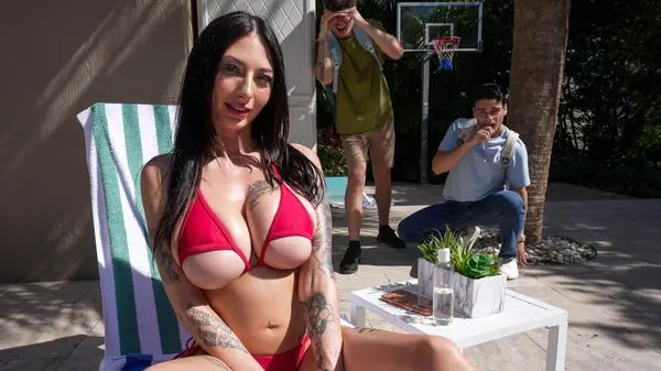 Selina Garcia – Seduces Two Neighbors to a Threesome