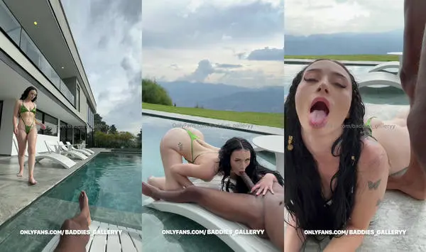 Auhneesh Nicole – BBC Fucks By The Pool OnlyFans Leak