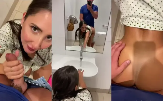 Isabelle Eleanore – Blowjob & Doggy Fuck Public Restroom OnlyFans PPV Leak