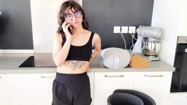 Lotus – Initially tense, Lotus eventually relaxes in her own way…