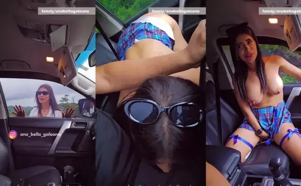 Anabella – Driving Roadhead Blowjob