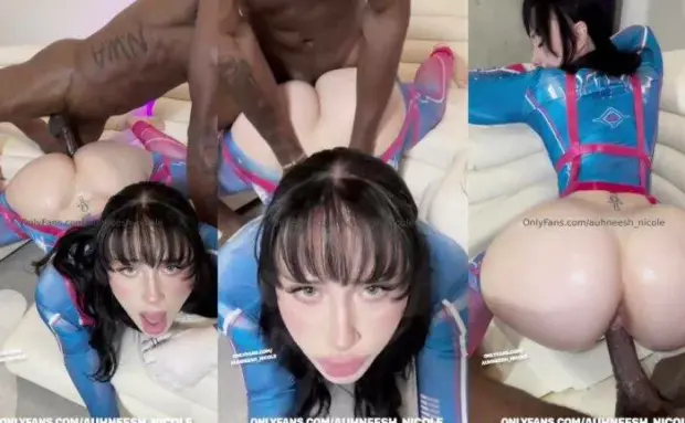 Auhneesh Nicole – Oiled Spidy Ass Bouncing BBC OnlyFans Scene