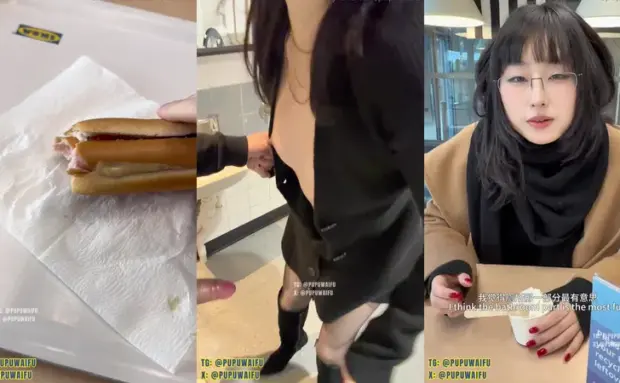 PupuWaifu – Public Restroom Drilling Leak OnlyFans
