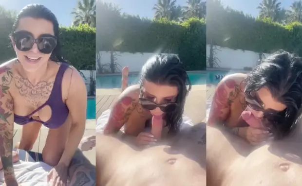 Romi Rain – Pool Day Face Fucking Facial OnlyFans Scene