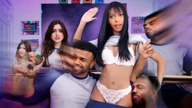 Jai, Alana Rose & Lilibet Saunders – Time Stop Classroom: Three Hot Students All to Myself (Jai Debut)